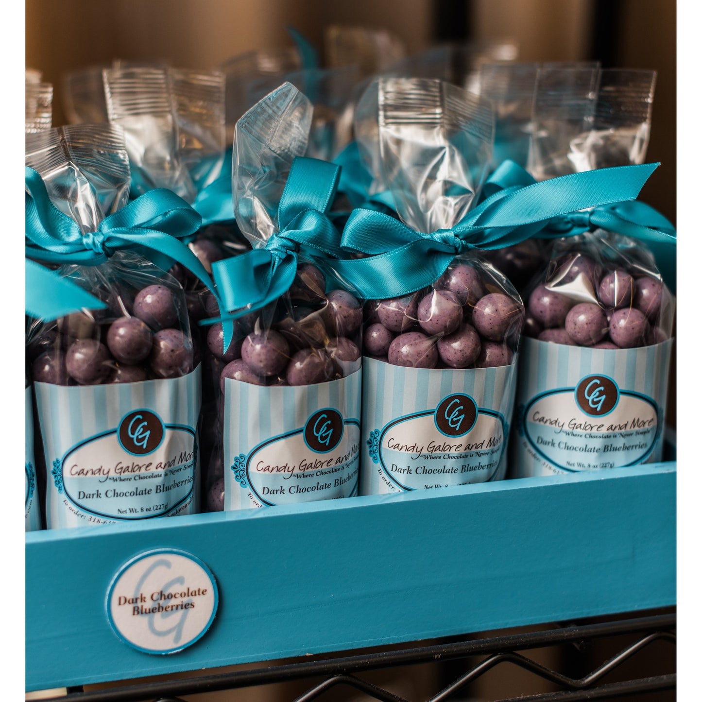 Dark Chocolate Blueberries